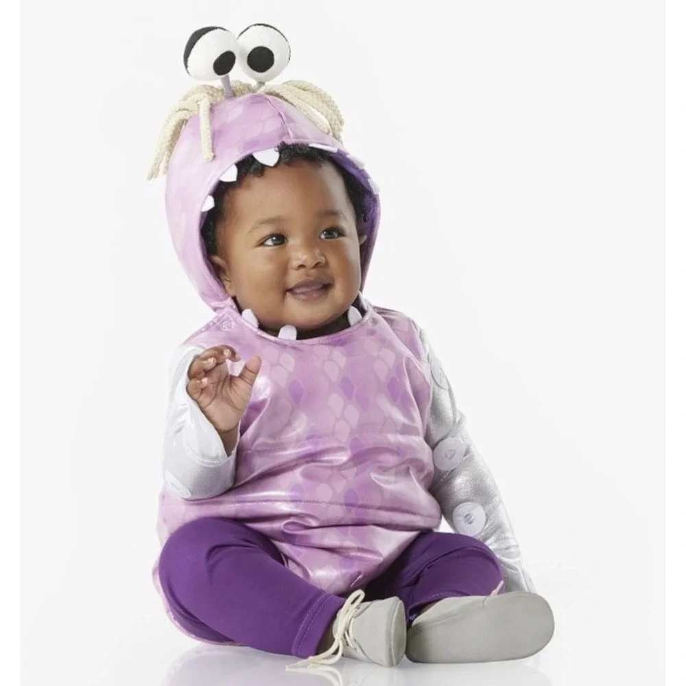 Disney Pixar Monsters Inc Boo Costume Infant Toddler Purple Monster Halloween